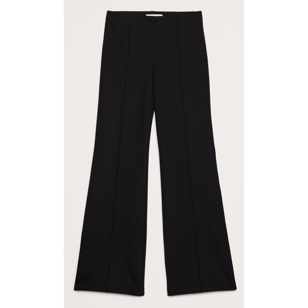Banana Republic Women's Crop Flare Everywhere Pointe Pants - Black - XS